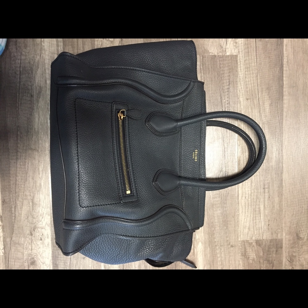 Celine mini luggage tote
